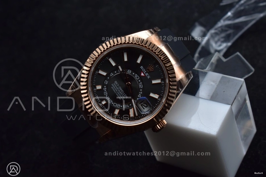 on A23J Gray Best Skydweller RG Edition Noob Strap Oysterflex Dial 0517